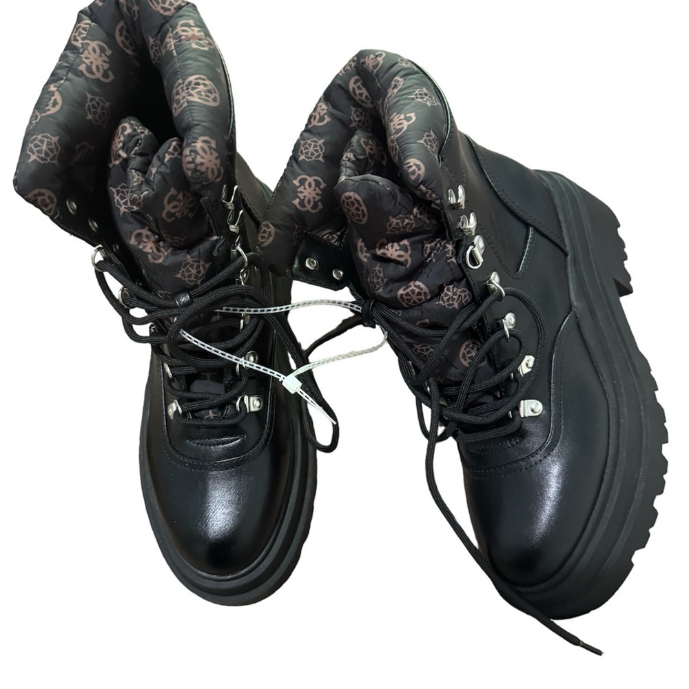 NWOT textile upper boots